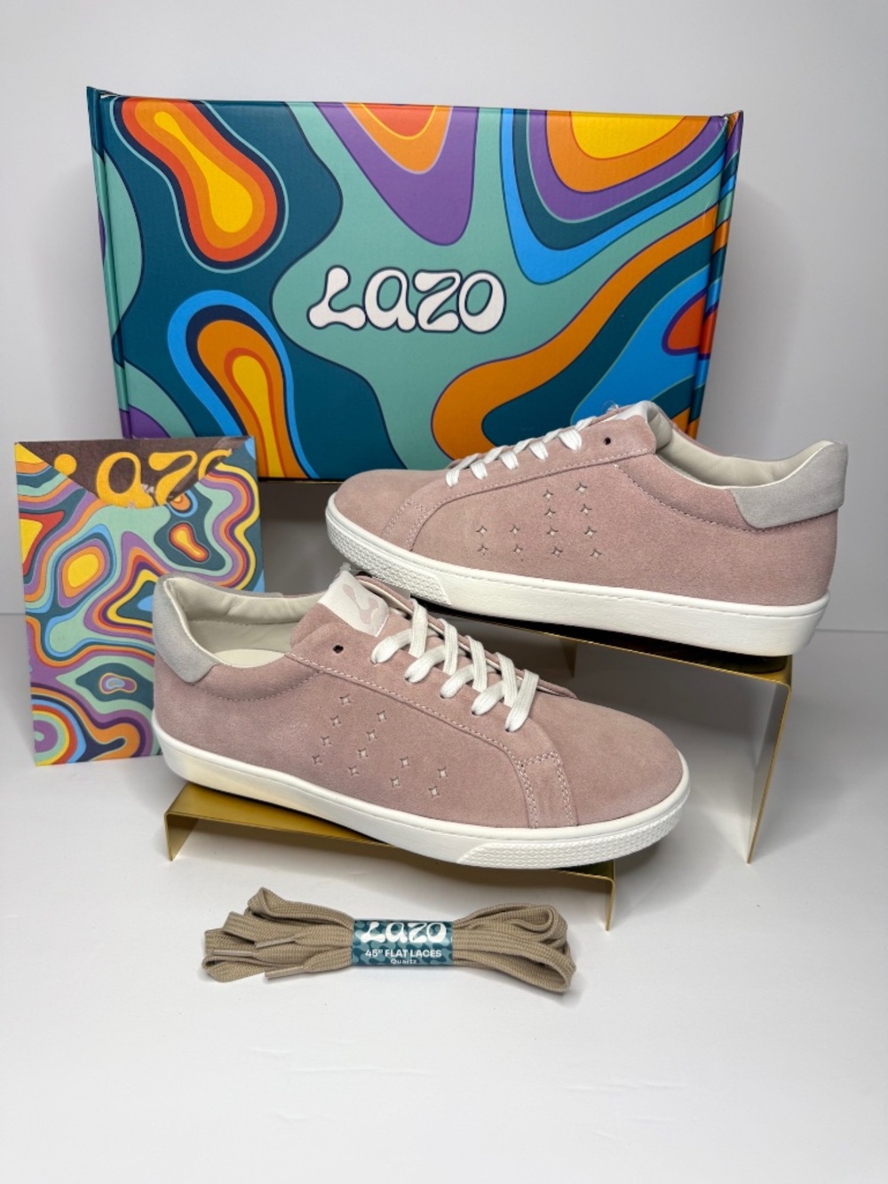 LAZO Hypernova Sneakers Pink – Premium Y2K Futuristic Streetwear sz 6.5